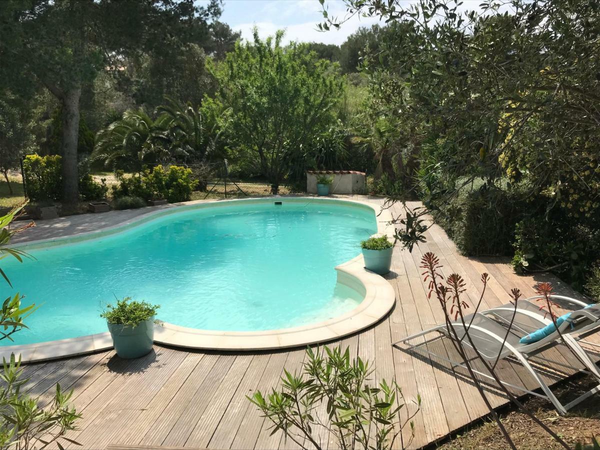 Rez De Jardin Villa Presqu'Ile De Giens Hyeres Bagian luar foto